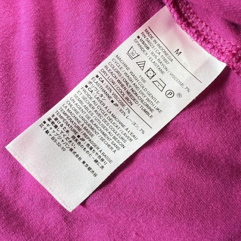 Banana Republic Blouse Women M Purple Work Office Casual Night Out Layer Capsule - Picture 4 of 8